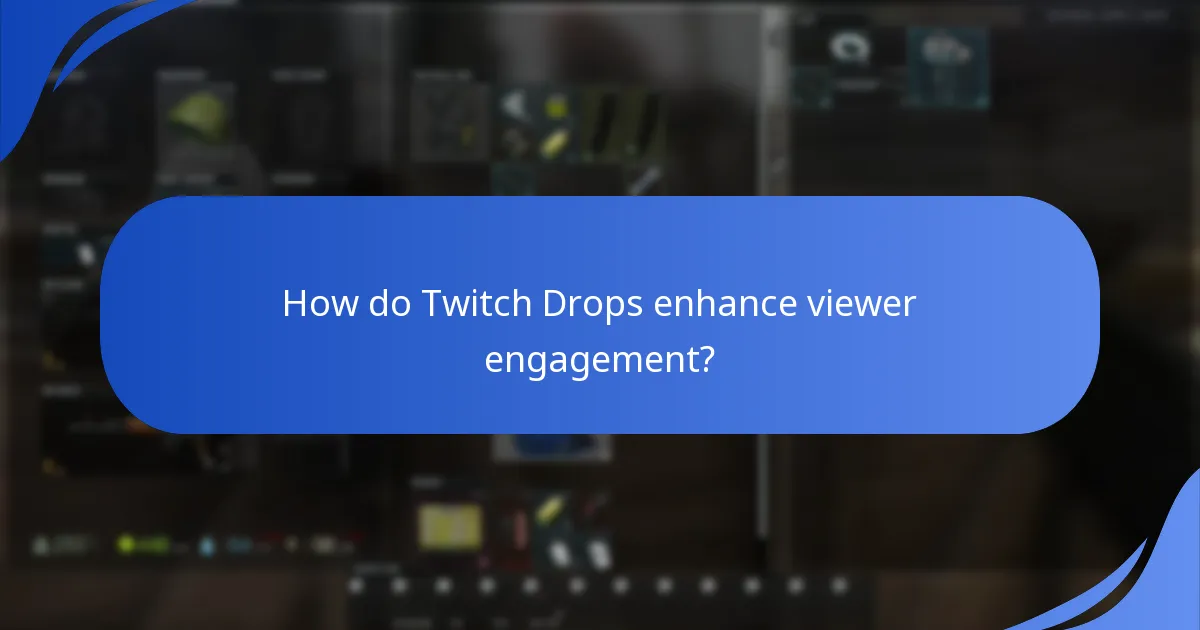 How do Twitch Drops enhance viewer engagement?